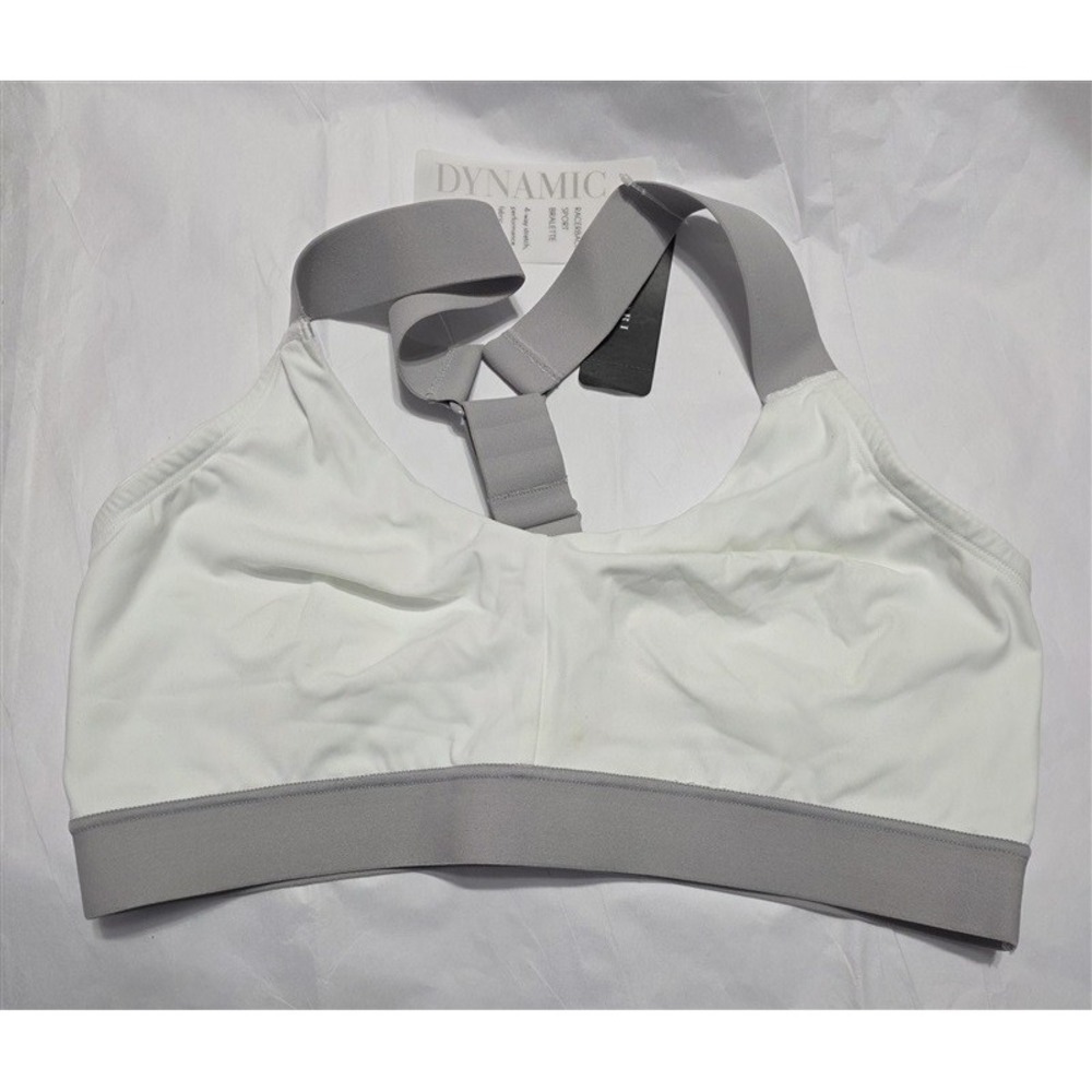 NWT Natori S NATORI RACERBACK SPORTS BRALETTE 755245 White 115360 - Picture 5 of 5